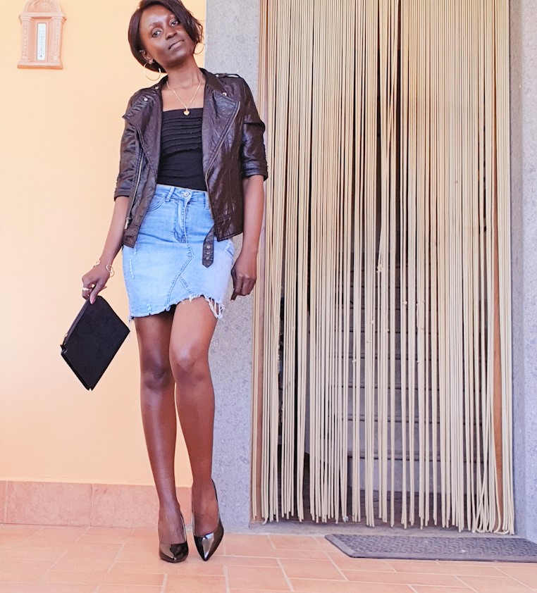 DENIM SKIRT OUTFIT IDEAS. - Basic To 